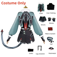 Zenless Zone Zero Jane Doe ชุดคอสเพลย์ผู้หญิงกับหาง Jane Doe ชุดอนิเมะสำหรับงานปาร์ตี้ฮาโลวีนเครื่อง