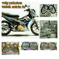 Packaged spoke rims for the satria fu ring v rossi 140x17 motorbike