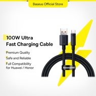 Baseus 100W USB Type C Fast Charging Cable For Huawei P50 P40 Pro 5A Super Charge USB C Cable For Xi