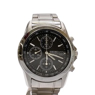 SEIKO mens watches quartz wrist watch analogues stainless BLK 7T92-0CW0 Direct from Japan Secondhand