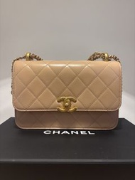 CHANEL 奶茶金雙金球 22cm