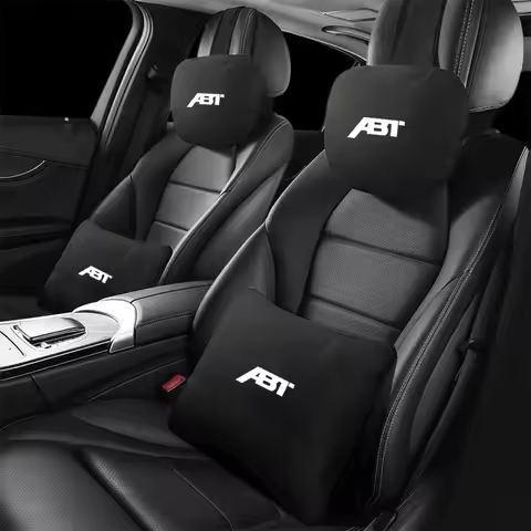 Top Quality Car Headrest Neck Support Seat Soft Neck Pillow for ABT Audi RS3 RS4 RS5 RS6 RS7 S4 S5 S
