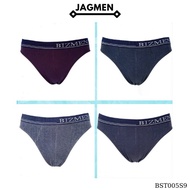 Bizmen men's triangle briefs, cool cotton men's underwear with 4-way stretch BTS005S9