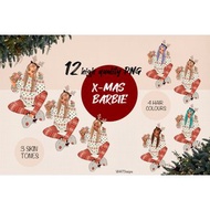 數碼 12 Barbie vintage Christmas holiday clipart PNG. Cozy home decoration.