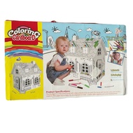 Cardboard Coloring house 3D amazing roleplay art
