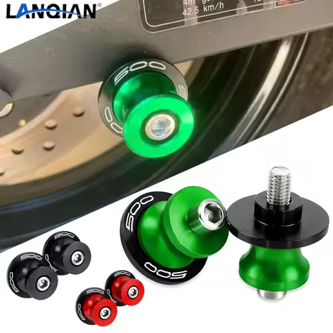 Motorcycle 8mm Stand Screws Swingarm Spools Slider 8MM For Kawasaki Z500 Ninja 500 Ninja500 SE ABS E