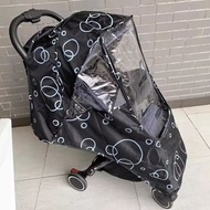 嬰兒車雨罩 兒童汽車擋風玻璃嬰兒車繖形雨罩 推車保護罩 雨衣