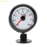 Crescent2 Automotive Tachometer Meter With Blue LED 2 Inch 52mm 0 to 8000RPM Scale Essential For 1-8