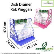 Apple Lady Dish Drainer/ Dish Rack/ Rak Pinggan/ Rak Plastik