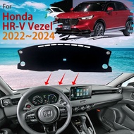 Dashboard Cover Avoid Sun Carpet for Honda HRV HR V Vezel RV 2022 2023 2024 Protective Sunshade Dash