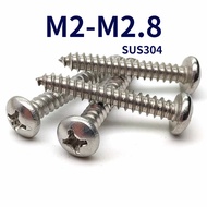 Phillips Pan Head Self Tapping Screw /Screw Plastic Wood| SUS 304 Stainless Steel  | Skru Besi M2/M2