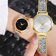 2024 Diamond Watch For Woman Daily Waterproof Original Relo Quartz Watch Women Steel Belt Quartz Ladies Temperament Wristwatch