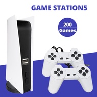 FAMILY COMPUTER GS5 USB WIRED VIDEO GAME CONSOLE WITH 200 CLASSIC GAMES 8BIT RETRO GAME