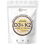 Microvitamin D3 K2 Supplement Soft Capsules