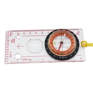 DC45-5C Outdoor Compass Multi-Function Survival Map Ruler Supplies Scale Ruler Compass A7EX