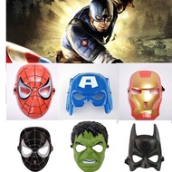 Topeng Avengers Kapten Amerika Hulk Spider-Man Iron Man Alat Peragaan Pertunjukan Prom Pesta Perayaa