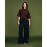 AIMER-Applique Logo Tee in Maroon T-Shirt