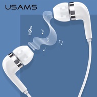 USAMS Original Hifi Earphone In-Ear 3.5mm Original  AUX with Mic Wire Control
