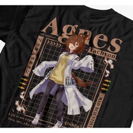 Heavyweight Agnes Tachyon Uma Musume Anime T-Shirt: Agnes Tachyon Uma Musume Cotton 20s Heavyweight 