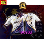 Baju Merdeka Leisure Sports Breathable Comfortable Fashionable Badminton Jersey Baju Merdeka Budak L
