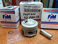 Piston Kit Racing HIGH DOME FIM5 TEFLON JUPITER Z 52 PEN 13 FIM IZUMI