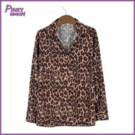 Yoewre Men Vintage Shirt Long Sleeve Men Shirt Mens Leopard Print Shirt Long Sleeve Cardigan for Vac