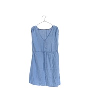 Soft Fabric Sleeveless Denim Dress (Size 2293)