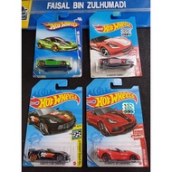 Hot Wheels Corvette Stingray C7 Z06 ZR1 Covertible Red Edition Factory Sealed LOT of Four (Cards may