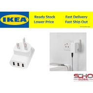IKEA-SMÅHAGEL 3-port USB charger, white