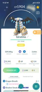 Shiny Origin Giratina - Pokémon Go
