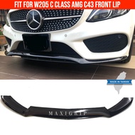 Mercedes benz W205 AMG C43 front lip fit for C200 C250 C300 AMG W205 accessories