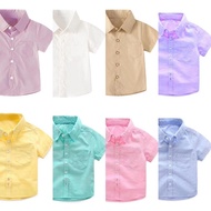 Soffny Boy Formal Shirt Short Sleeve Casual  Regular Baby Boys Shirts Kemeja kemeja budak lelaki Baj