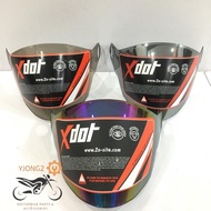 XDOT G626A G626 626 SMOKE RAINBOW CHROME BLUE VISOR ORIGINAL