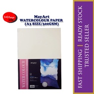 MayArt WATERCOLOUR PAINTING PAPER (A3 SIZE | 300gsm)