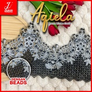 LACE AQIELA, Lace baju, Lace Pengantin,Baju Kurung, lace raya | 0.5M | 1.5M | 2M | 9 Pilihan warna