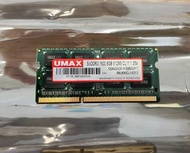 UMAX DDR3-1600 8GB 筆記型記憶體(1.35V低電壓)