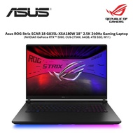 Asus ROG Strix SCAR 18 G835L-XSA180W 18'' 2.5K 240Hz Laptop ( NVIDIA® GeForce RTX™ 5090, CU9-275HX, 