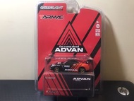 全新 GREENLIGHT TARMAC ADVAN GTR MINI CAR 非 TOMICA