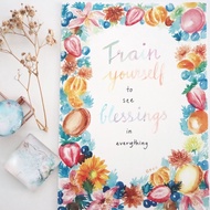 Decorative Border Design Card | Place Card | Custom Inspirational Quote Card