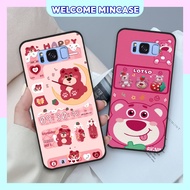 Samsung S8 / S8 Plus / S8+ Case With Lotso Strawberry Bear Print, Cute Brown Bear