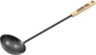 Yoshikawa YJ2487 Cook Pal Chinese Ladle, Black, 16.9 inches (40.8 cm), Made in Japan