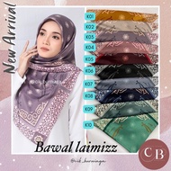 Tudung Bawal Satin Matte Laimizz : Corak K01-K10