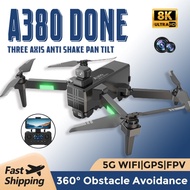 A380 Profession Drone 8k Dual Camera 3-Axis Head Optical Flow Hover Gps Positioning Intelligent Aeri