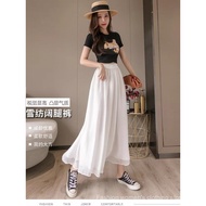 Pants for Women Korean Chiffon Women's Pants T8PI