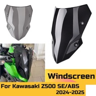 Z500 Windshield Windscreen Wind Deflector Air Screen Front Shield For Kawasaki Z 500 SE ABS 2024 202