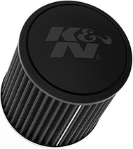 K&N Universal Clamp-On Air Filter: High Performance, Premium, Washable, Replacement Filter: Flange D