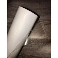 wrapping motor - sticker/skotlet transparan bening putih transparant anti gores motor stiker body da