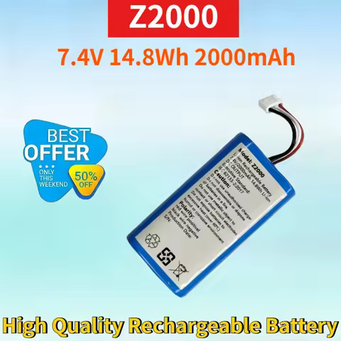 New Z2000 7.4V 14.8Wh 2000mAh Lithium-ion Rechargeable Battery Pack for Microcomputer Laser Dust Ana