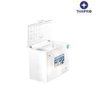 [ส่งฟรี] Thaipro Freezer ตู้แช่แข็ง รุ่นME-158/ 5.5 คิว158 ลิตร มีกระจกปิดกั้นความเย็น สินค้าประกัน1ปี คอมเพลสเซอร์รับประกัน3ปี สีขาว One