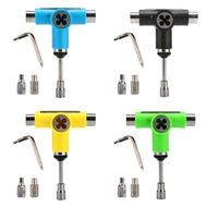 Skateboard Tool Roller Skate Scooter Adjusting T-Wrench Long board Fish Board Repair Tools L-type Head Spanner C7AC